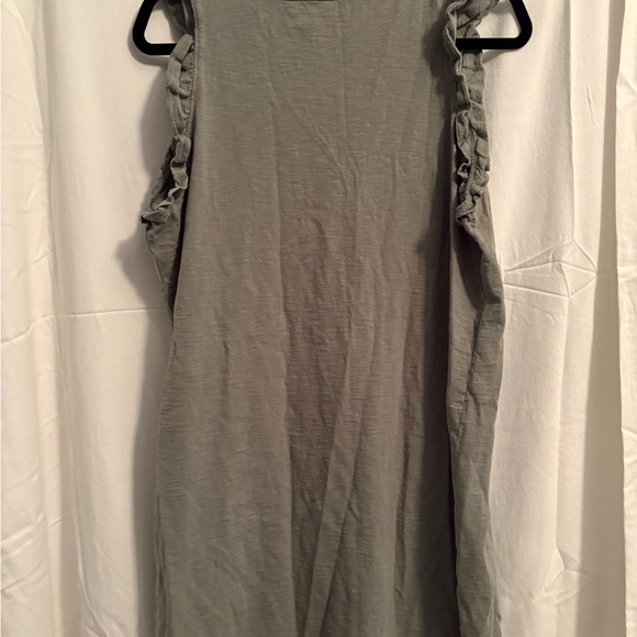 Universal Thread Olive Ruffle Mini Dress - Picture 2 of 3